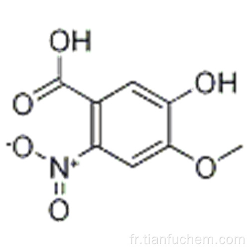 Acide benzoïque, 5-hydroxy-4-méthoxy-2-nitro CAS 31839-20-0